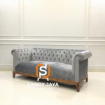 Bangku Sofa Chester Style Kayu Jati SJF-SOF 04 - Image 2