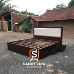 Tempat Tidur Laci Minimalis Modern Custom Kayu Jati SJF-TTDR 06 - Image 3