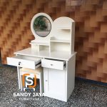 Meja Rias Model Minimalis Duco Putih SJF-MJRS 03 - Image 3