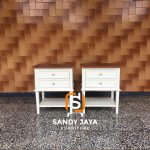 Nakas Minimalis Kombinasi Warna Duco Putih & Walnut SJF-NKS 07 - Image 2