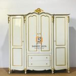 Lemari Pakain Mewah Duco 4 Pintu SJF-ALPKN 08