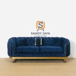 Sofa Chesterfield Lengkung Kaki Stainless Gold SJF-SOF 09 - Image 3