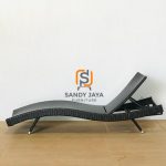 Sun Lounger Melengkung Rotan Sintetis SJF-SLGR 01 - Image 2