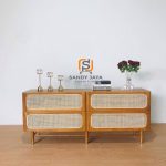 Meja TV Rotan Junita SJF- BUFT 015