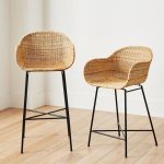 Kursi Bar Anyaman Rotan Alami  SJF-KBR 08