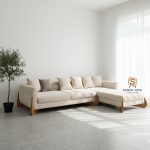 Sofa Ruang Tamu Minimalis Scandinavian Jati SJF-SOF 012
