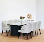 Meja Makan Marmer Grey Perlato SJF-SKMM 020 - Image 2