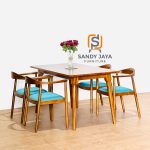 Set Kursi Meja Makan Minimalis Modern SJF-SKMM 019