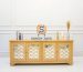 Bufet cermin modern minimalis elegan untuk ruang tamu