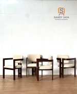 Kursi makan kayu Jati Luxury Modern Furniture Jepara SJF-KCFE 030