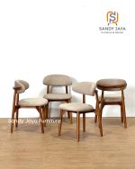 Kursi Makan Custom Jati Untuk Interior Hotel Villa Cafe