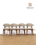 Kursi Makan Kayu Jati Custom Untuk Interior Hotel Villa Cafe