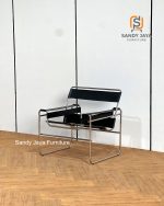 Kursi Stainless Anyaman Kulit Premium Untuk Villa & Hotel