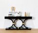 Meja Konsol Modern Minimalis Black Gold