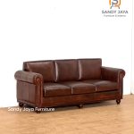 Sofa Leather Kulit Modern Minimalis SJF-SOF 017