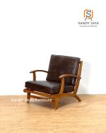 Kursi Santai Kulit Jati SJF-KRSS 016