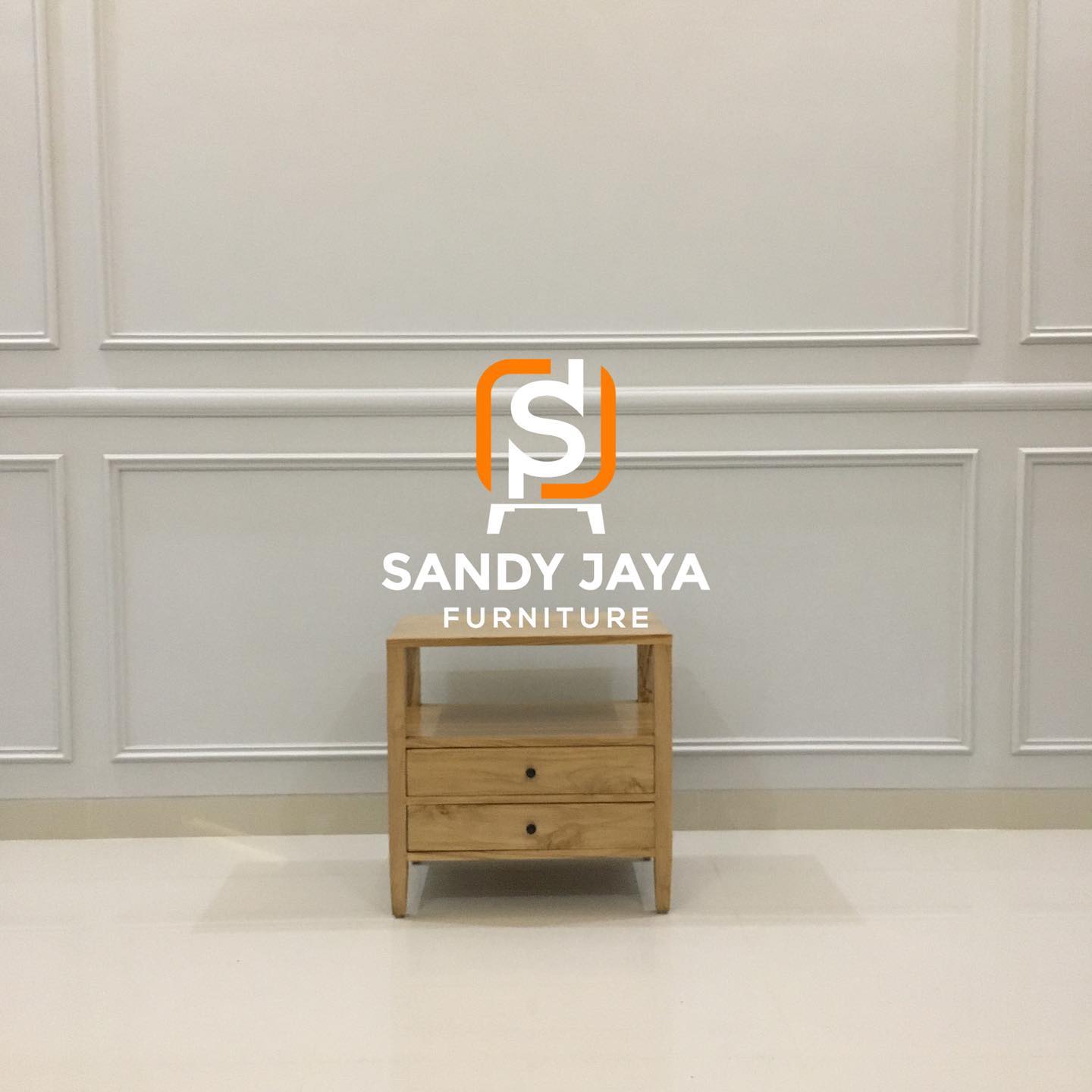 nakas kayu jati minimalis modern
